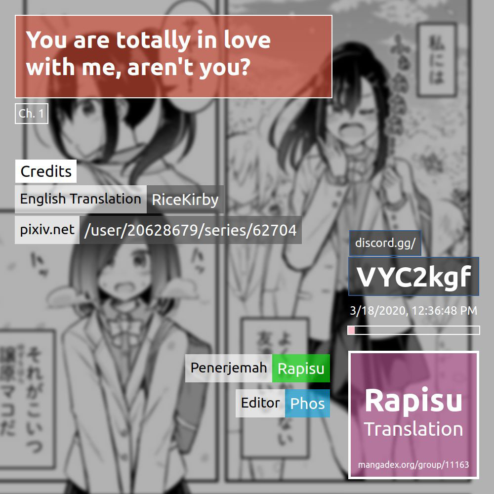 You are Totally in Love with Me, Aren't You? Chapter 1 - halaman 1