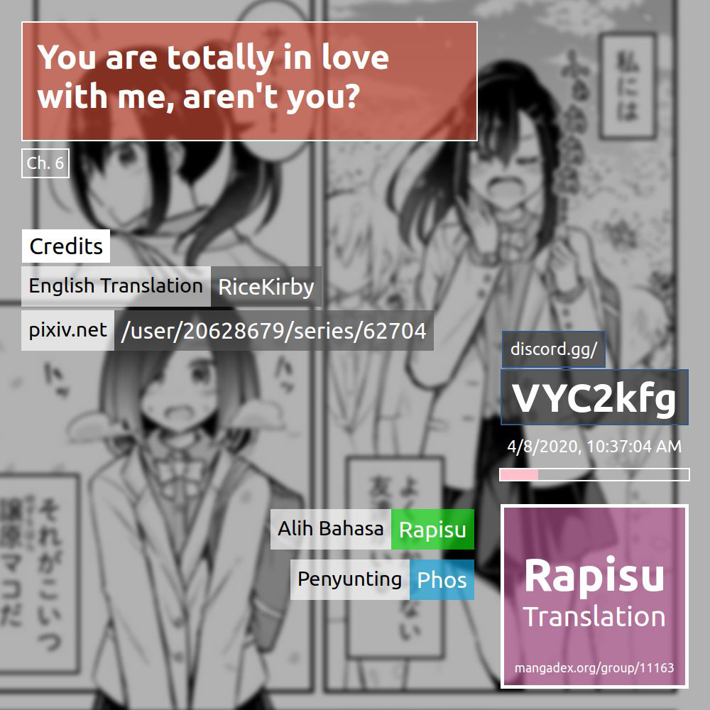 You are Totally in Love with Me, Aren't You? Chapter 6 - halaman 1