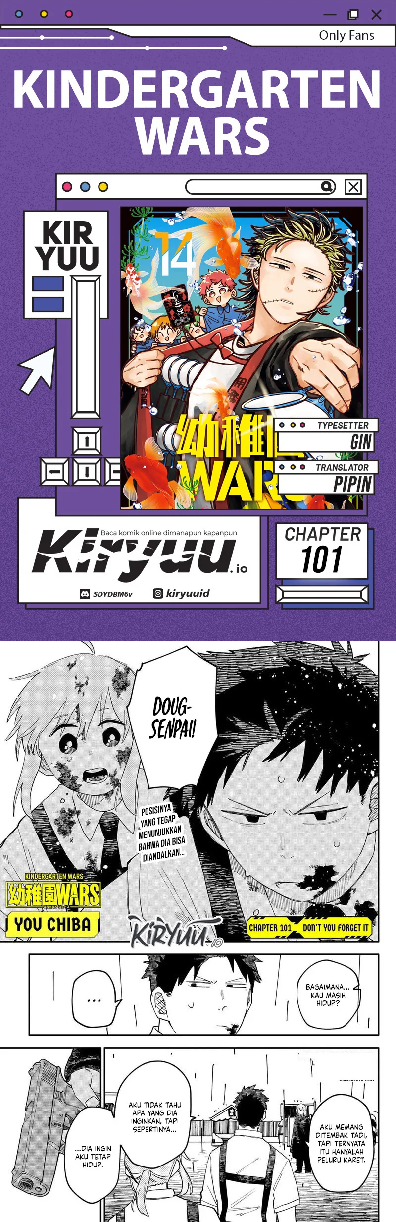 Youchien Wars Chapter 101 - halaman 1
