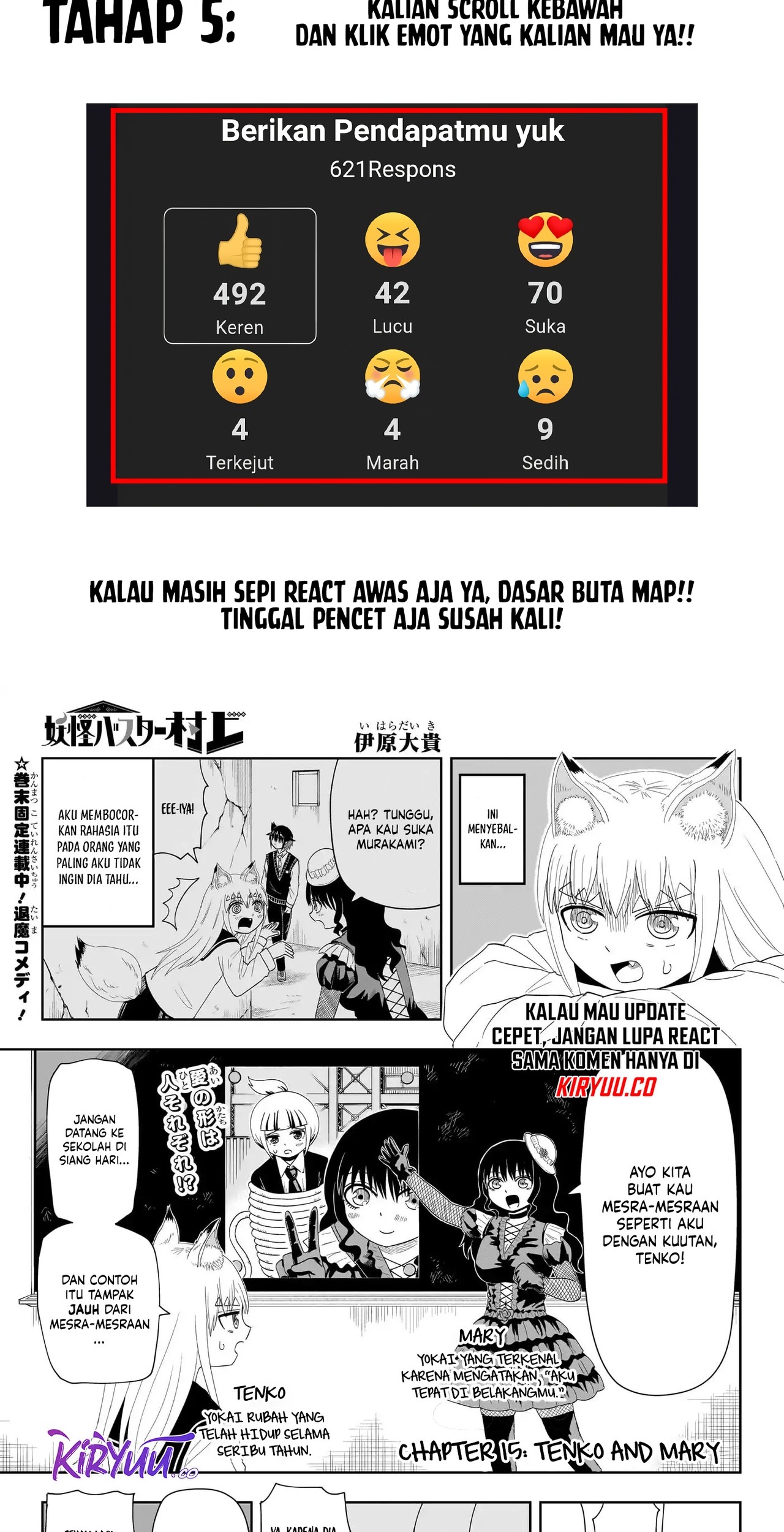 Youkai Buster Murakami Chapter 15 - halaman 3