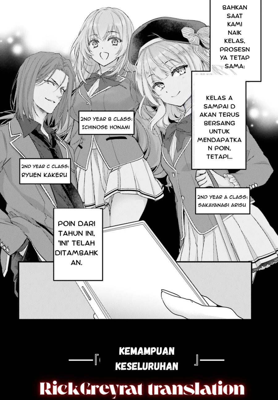 Youkoso Jitsuryoku Shijou Shugi no Kyoushitsu e: 2-nensei-hen - 2nd Stage Chapter 1.1 - halaman 1