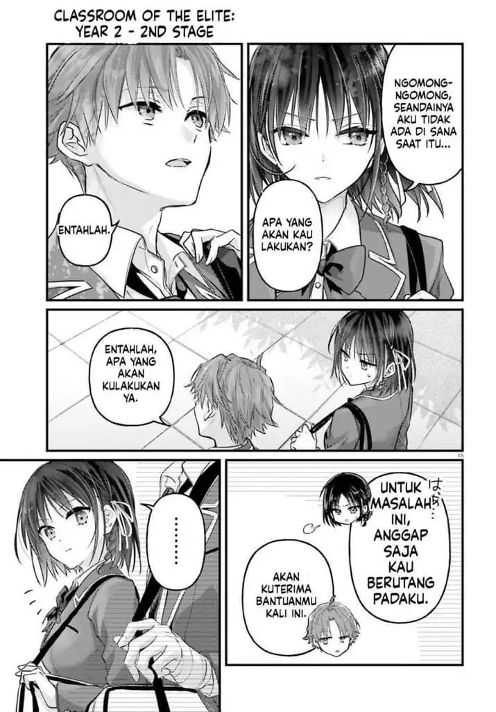Youkoso Jitsuryoku Shijou Shugi no Kyoushitsu e: 2-nensei-hen - 2nd Stage Chapter 6 - halaman 14