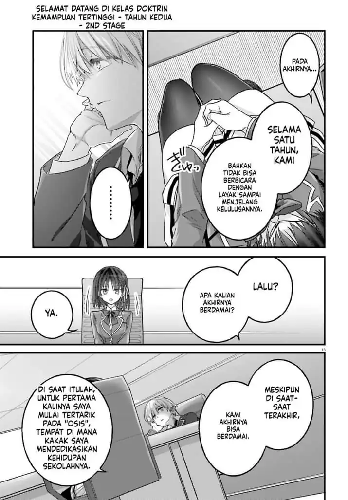 Youkoso Jitsuryoku Shijou Shugi no Kyoushitsu e: 2-nensei-hen - 2nd Stage Chapter 8 - halaman 15