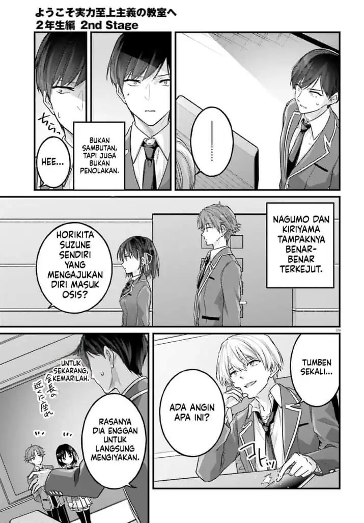 Youkoso Jitsuryoku Shijou Shugi no Kyoushitsu e: 2-nensei-hen - 2nd Stage Chapter 8 - halaman 9