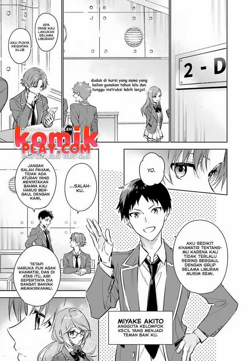 Youkoso Jitsuryoku Shijou Shugi no Kyoushitsu e: 2-nensei-hen Chapter 1.1 - halaman 10