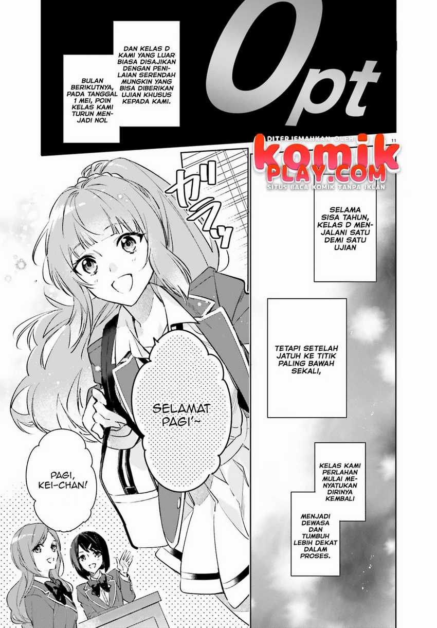 Youkoso Jitsuryoku Shijou Shugi no Kyoushitsu e: 2-nensei-hen Chapter 1.1 - halaman 12