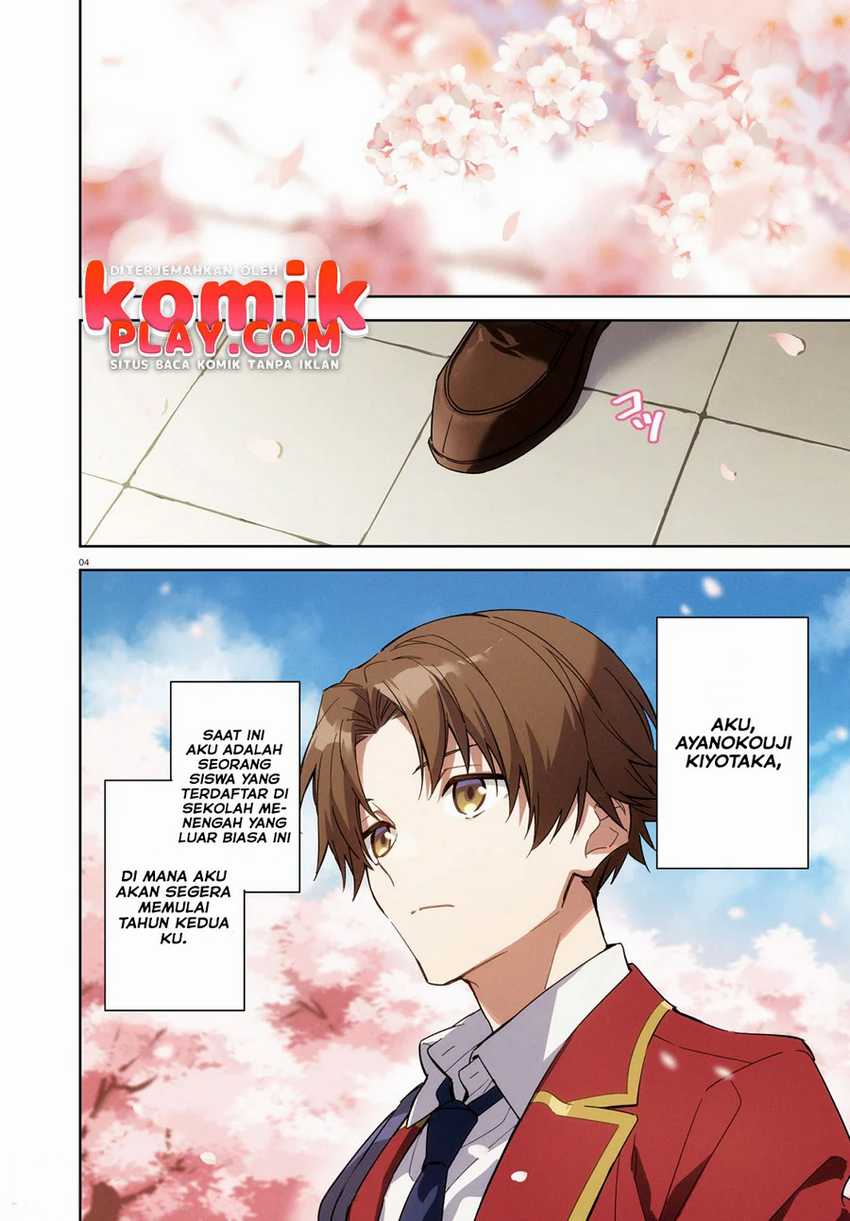 Youkoso Jitsuryoku Shijou Shugi no Kyoushitsu e: 2-nensei-hen Chapter 1.1 - halaman 5