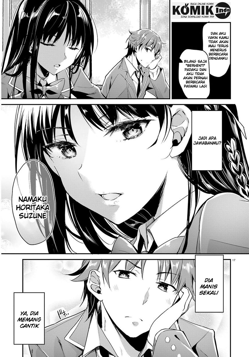 Youkoso Jitsuryoku Shijou Shugi no Kyoushitsu e Chapter 1 - halaman 18