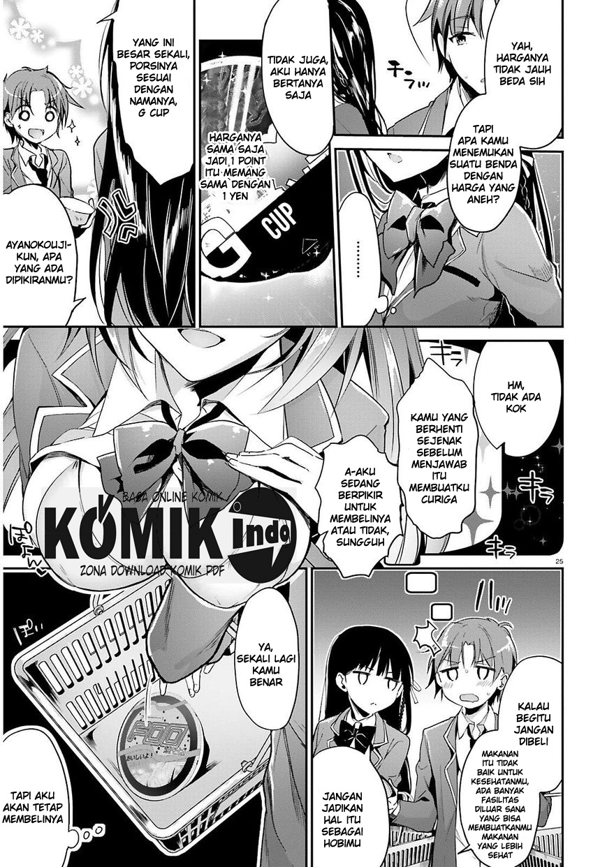 Youkoso Jitsuryoku Shijou Shugi no Kyoushitsu e Chapter 1 - halaman 26