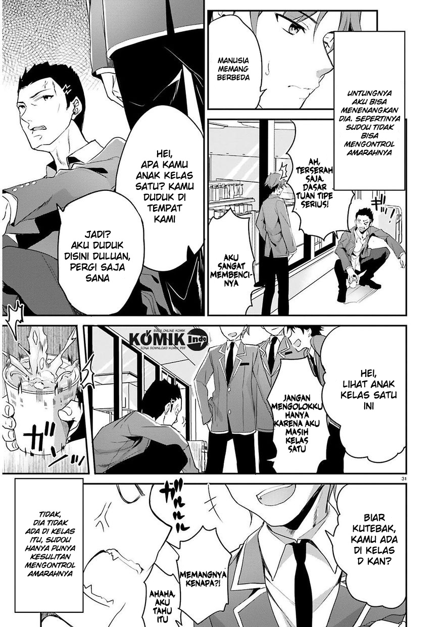 Youkoso Jitsuryoku Shijou Shugi no Kyoushitsu e Chapter 1 - halaman 32