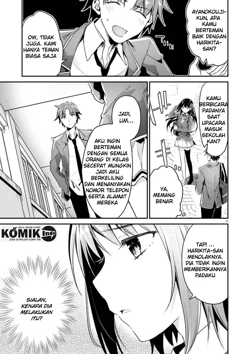 Youkoso Jitsuryoku Shijou Shugi no Kyoushitsu e Chapter 2 - halaman 12