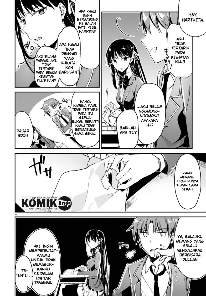 Youkoso Jitsuryoku Shijou Shugi no Kyoushitsu e Chapter 2 - halaman 17