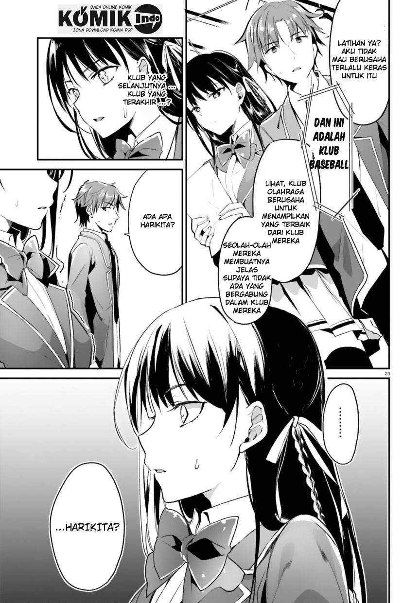 Youkoso Jitsuryoku Shijou Shugi no Kyoushitsu e Chapter 2 - halaman 24