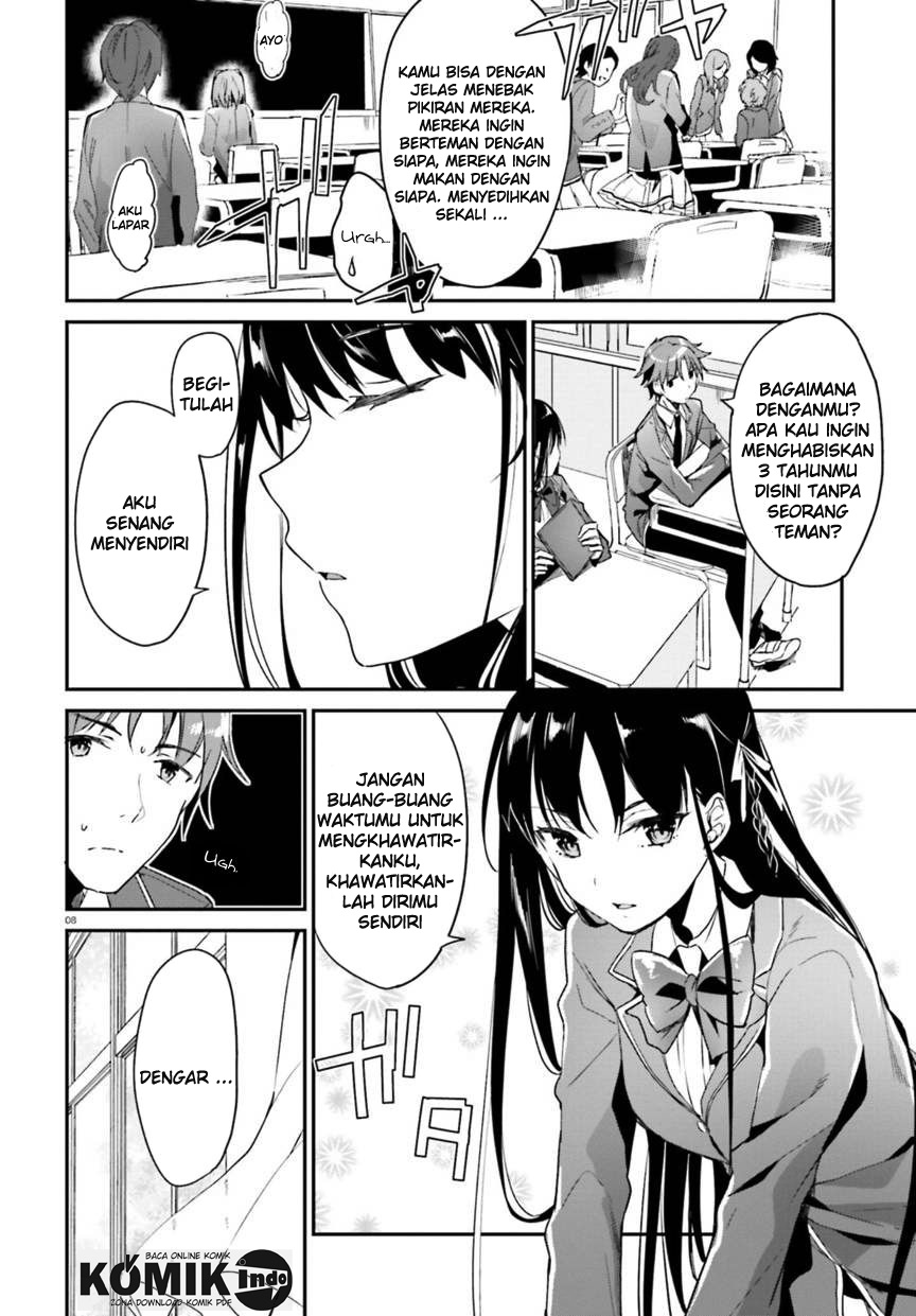 Youkoso Jitsuryoku Shijou Shugi no Kyoushitsu e Chapter 2 - halaman 9