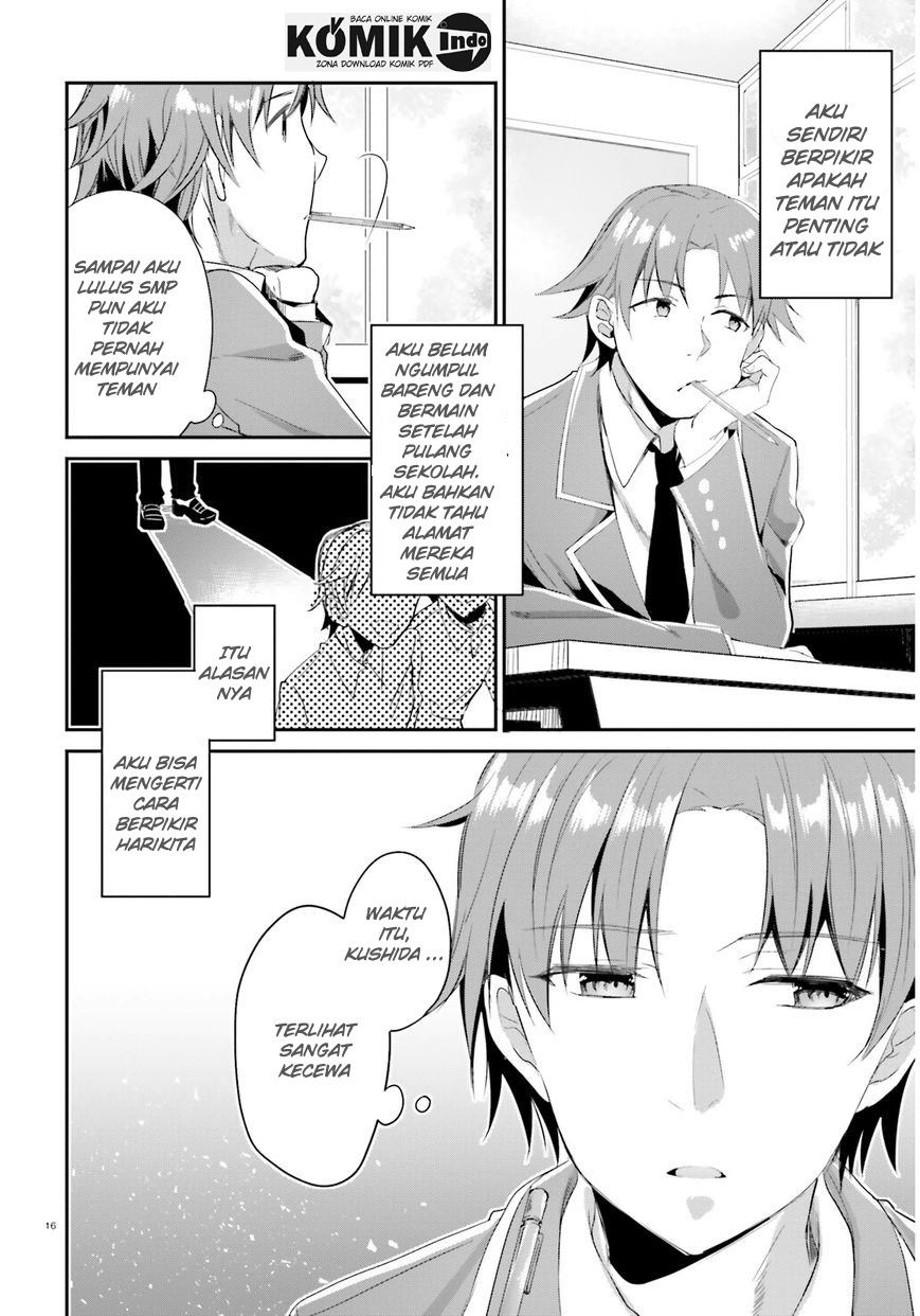 Youkoso Jitsuryoku Shijou Shugi no Kyoushitsu e Chapter 3 - halaman 17