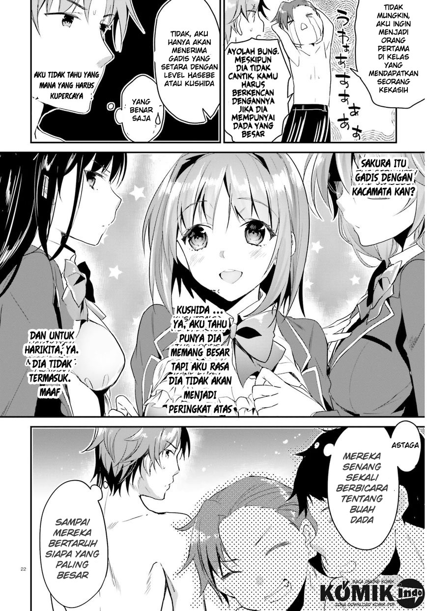 Youkoso Jitsuryoku Shijou Shugi no Kyoushitsu e Chapter 3 - halaman 23