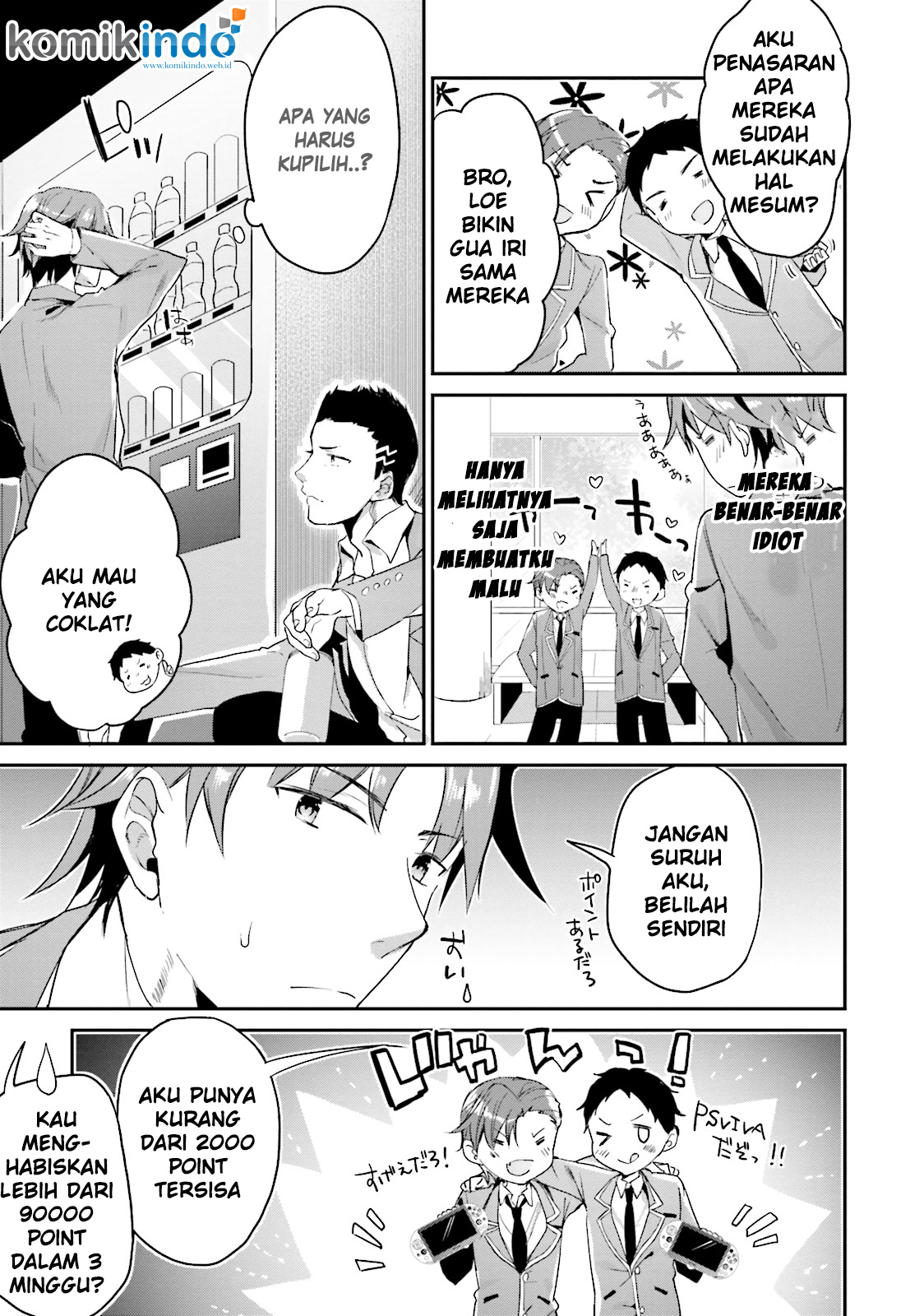 Youkoso Jitsuryoku Shijou Shugi no Kyoushitsu e Chapter 4 - halaman 10