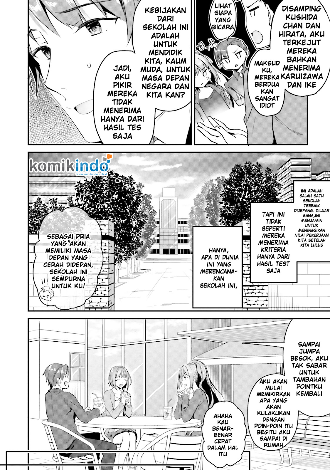 Youkoso Jitsuryoku Shijou Shugi no Kyoushitsu e Chapter 4 - halaman 27