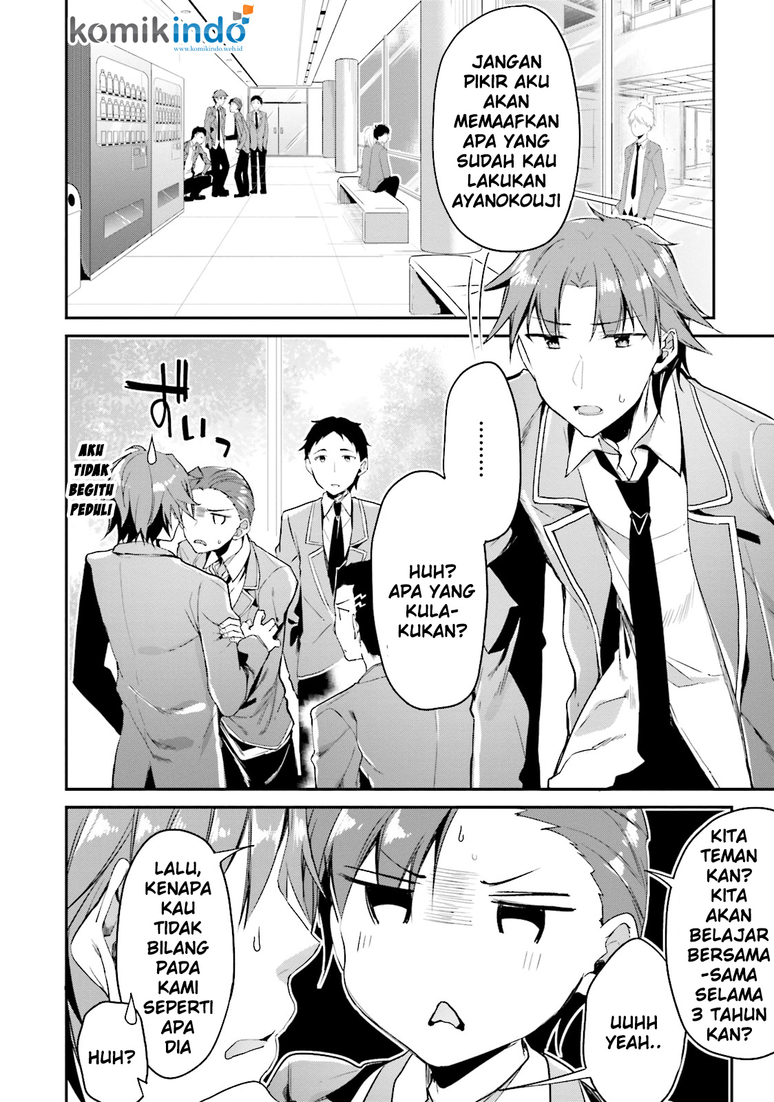 Youkoso Jitsuryoku Shijou Shugi no Kyoushitsu e Chapter 4 - halaman 5