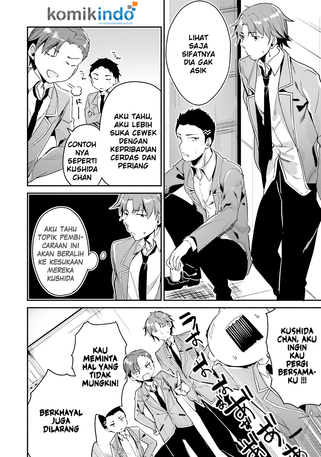 Youkoso Jitsuryoku Shijou Shugi no Kyoushitsu e Chapter 4 - halaman 7
