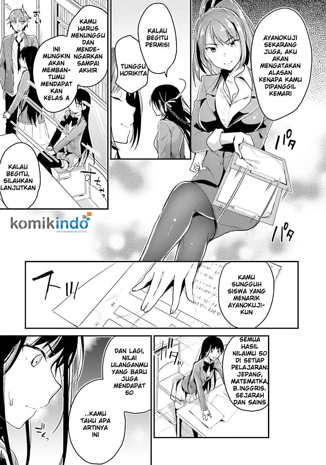 Youkoso Jitsuryoku Shijou Shugi no Kyoushitsu e Chapter 5 - halaman 22