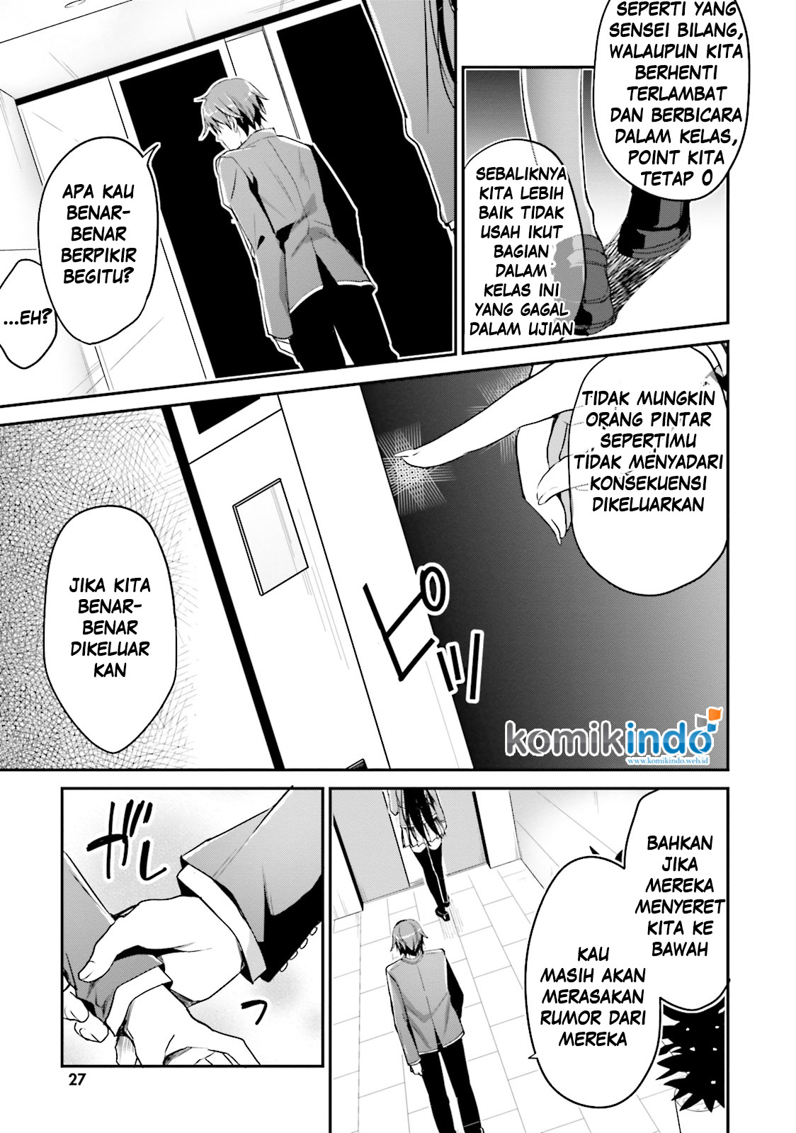 Youkoso Jitsuryoku Shijou Shugi no Kyoushitsu e Chapter 6 - halaman 26