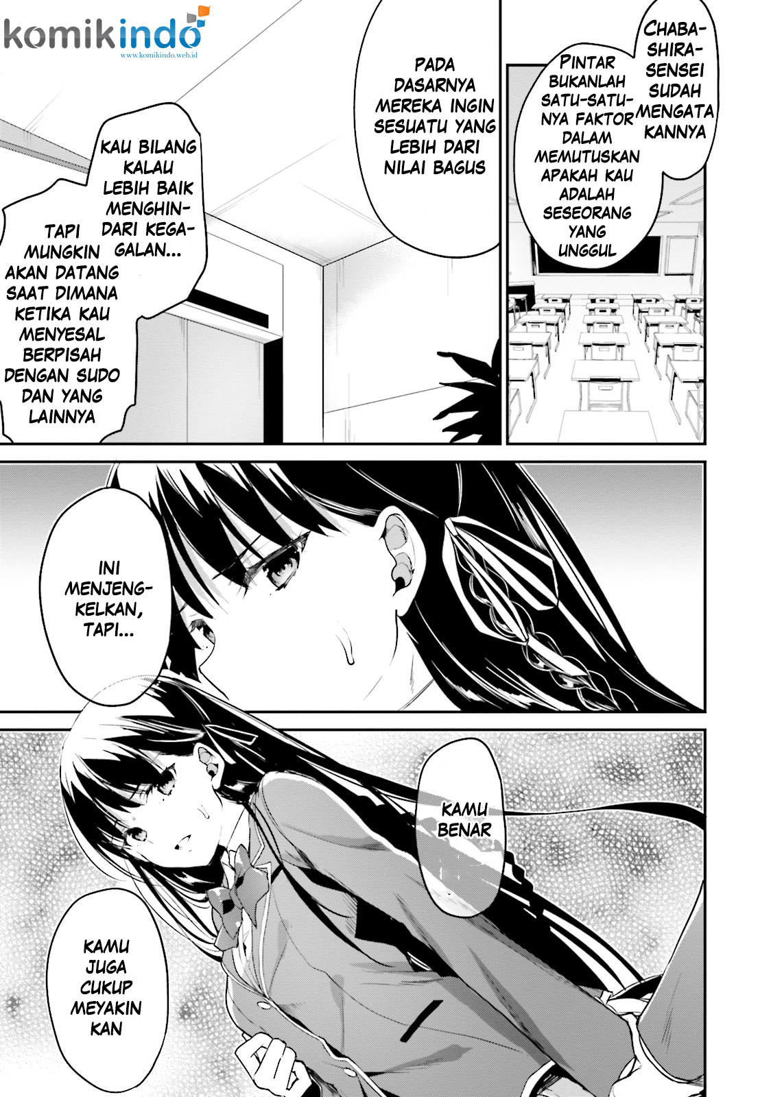 Youkoso Jitsuryoku Shijou Shugi no Kyoushitsu e Chapter 6 - halaman 30