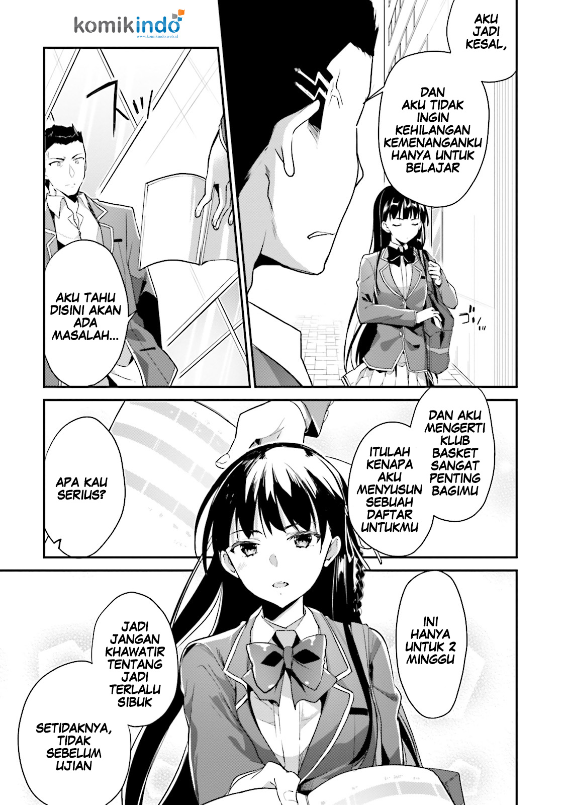 Youkoso Jitsuryoku Shijou Shugi no Kyoushitsu e Chapter 7 - halaman 15