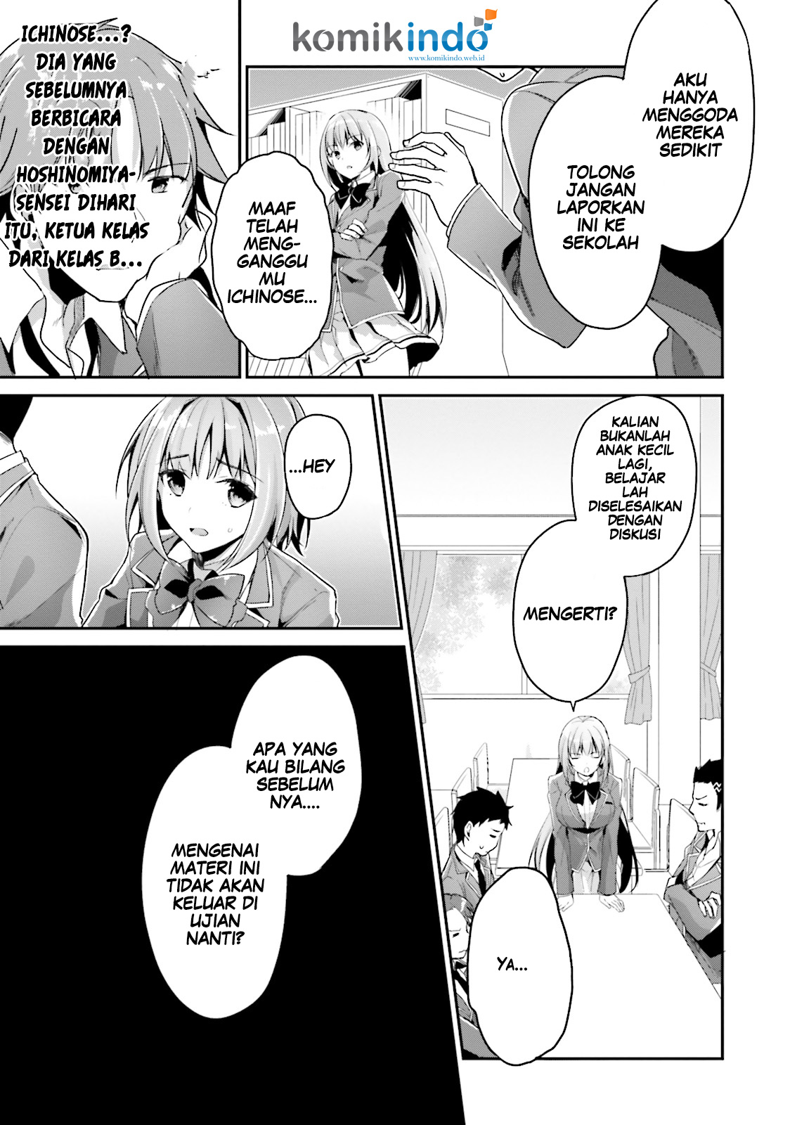 Youkoso Jitsuryoku Shijou Shugi no Kyoushitsu e Chapter 7 - halaman 28