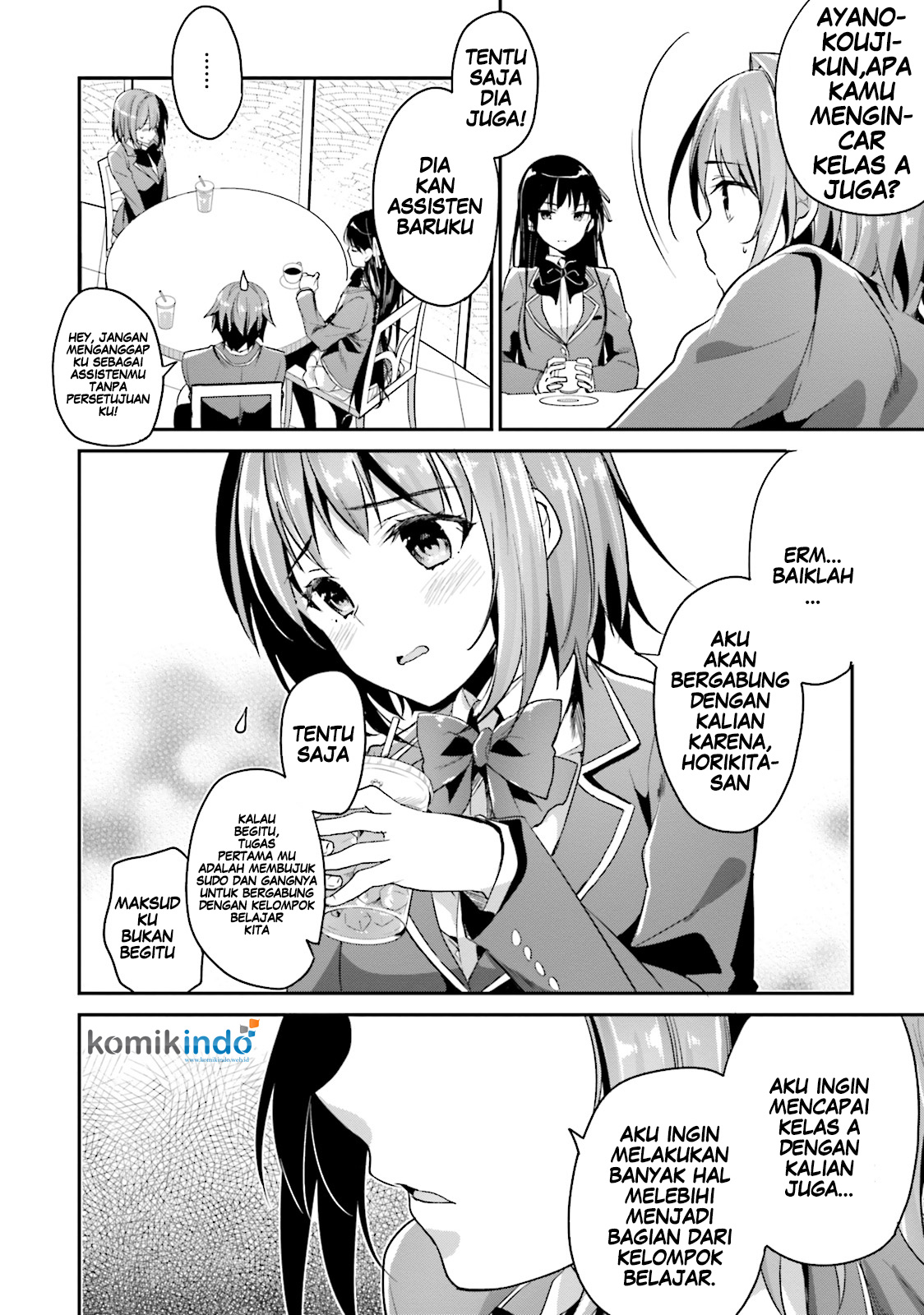 Youkoso Jitsuryoku Shijou Shugi no Kyoushitsu e Chapter 7 - halaman 8