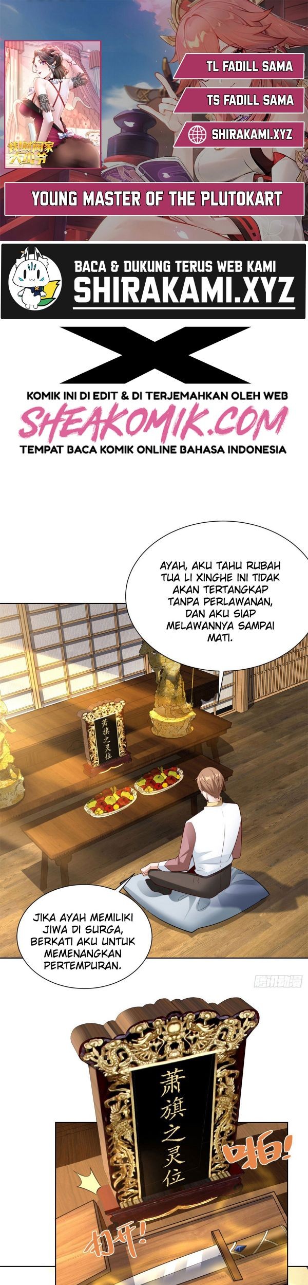 Young Master Of The Plutokart Chapter 12 - halaman 1