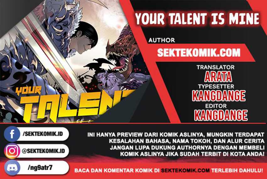 Your Talent is Mine Chapter 21 - halaman 1