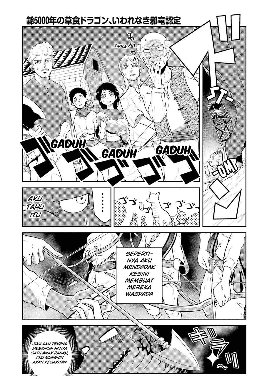 Yowai 5000-nen no Soushoku Dragon, Iwarenaki Jaryuu Nintei: Yada Kono Ikenie, Hito no Hanashi wo Kiite Kurenai Chapter 1 - halaman 17