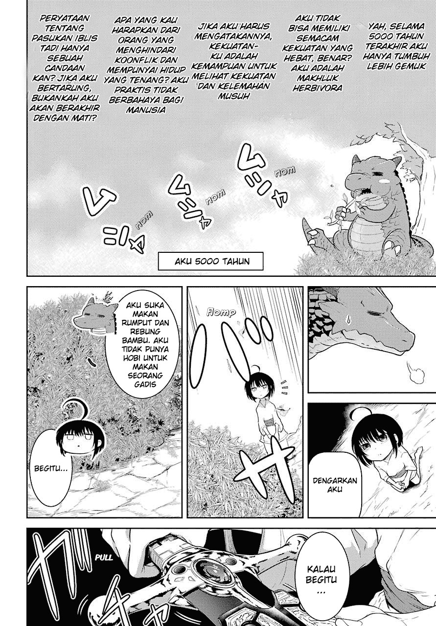 Yowai 5000-nen no Soushoku Dragon, Iwarenaki Jaryuu Nintei: Yada Kono Ikenie, Hito no Hanashi wo Kiite Kurenai Chapter 1 - halaman 8