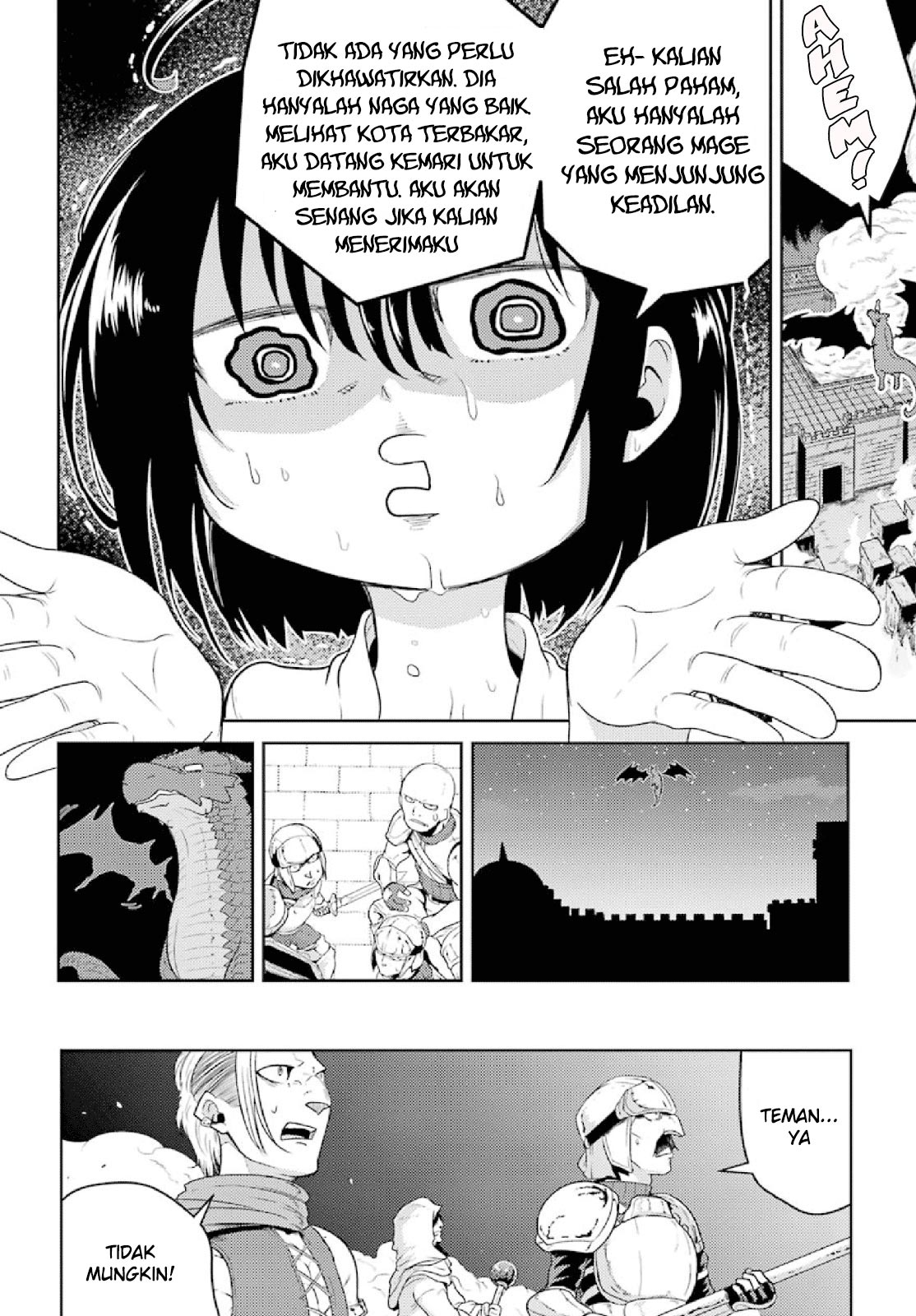 Yowai 5000-nen no Soushoku Dragon, Iwarenaki Jaryuu Nintei: Yada Kono Ikenie, Hito no Hanashi wo Kiite Kurenai Chapter 2 - halaman 34