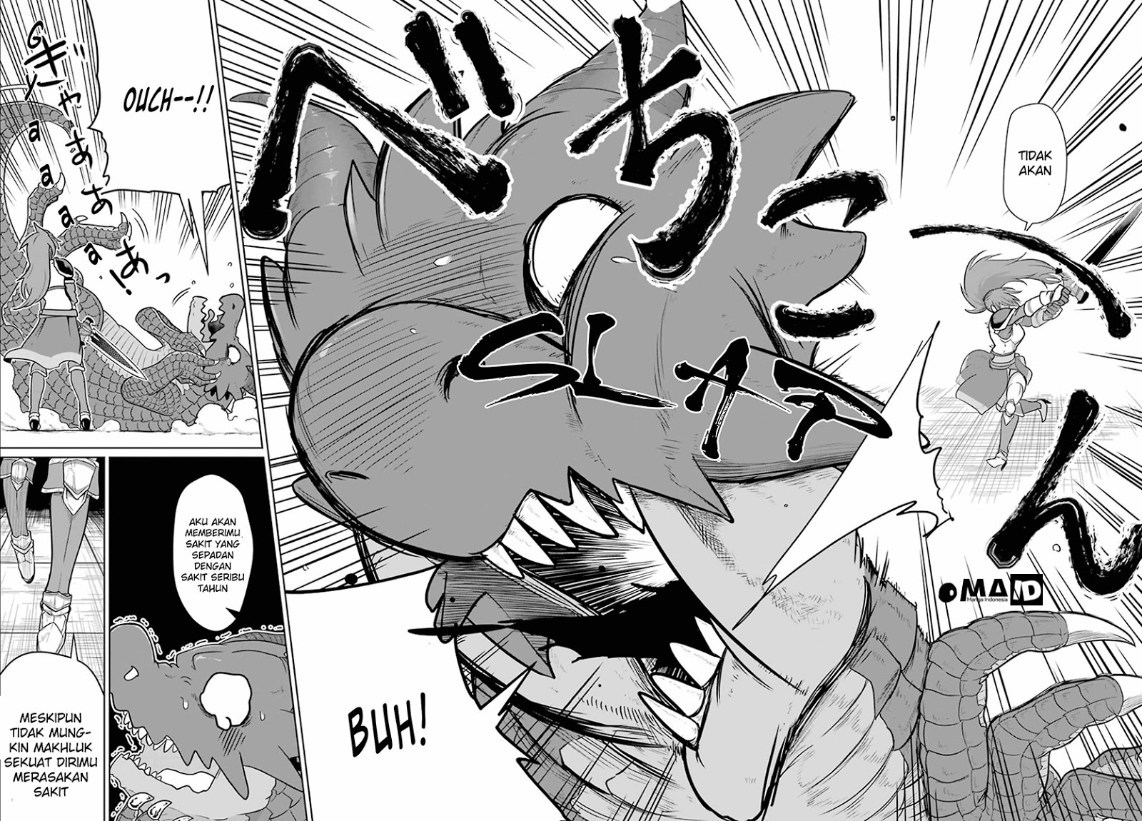 Yowai 5000-nen no Soushoku Dragon, Iwarenaki Jaryuu Nintei: Yada Kono Ikenie, Hito no Hanashi wo Kiite Kurenai Chapter 4 - halaman 22