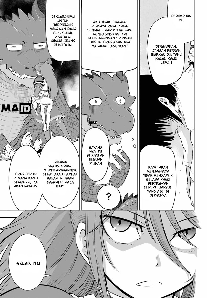 Yowai 5000-nen no Soushoku Dragon, Iwarenaki Jaryuu Nintei: Yada Kono Ikenie, Hito no Hanashi wo Kiite Kurenai Chapter 4 - halaman 31