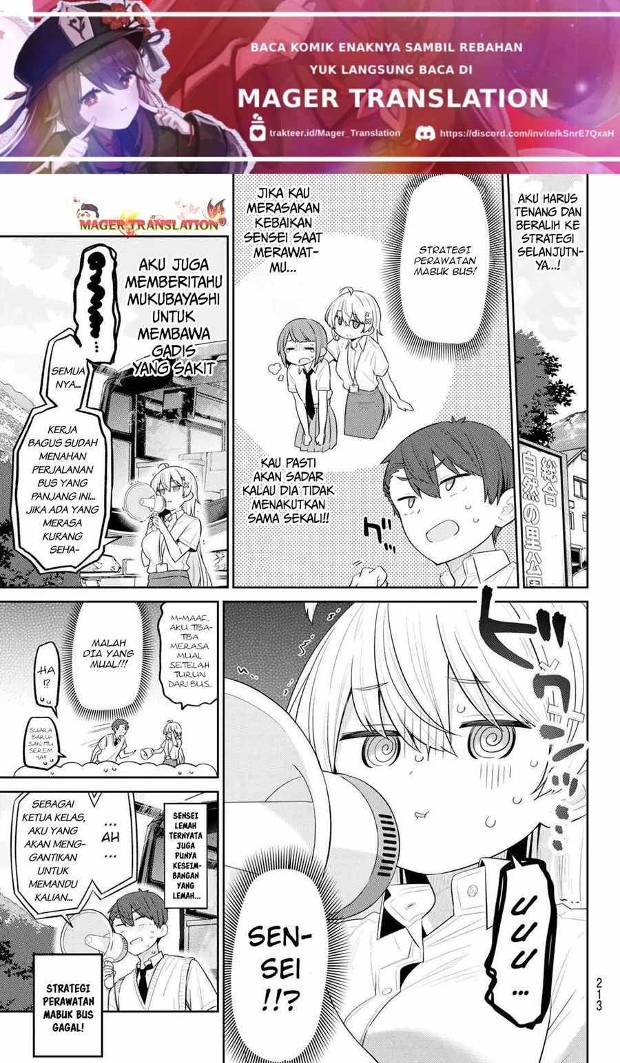 Yowayowa Sensei Chapter 16 - halaman 4
