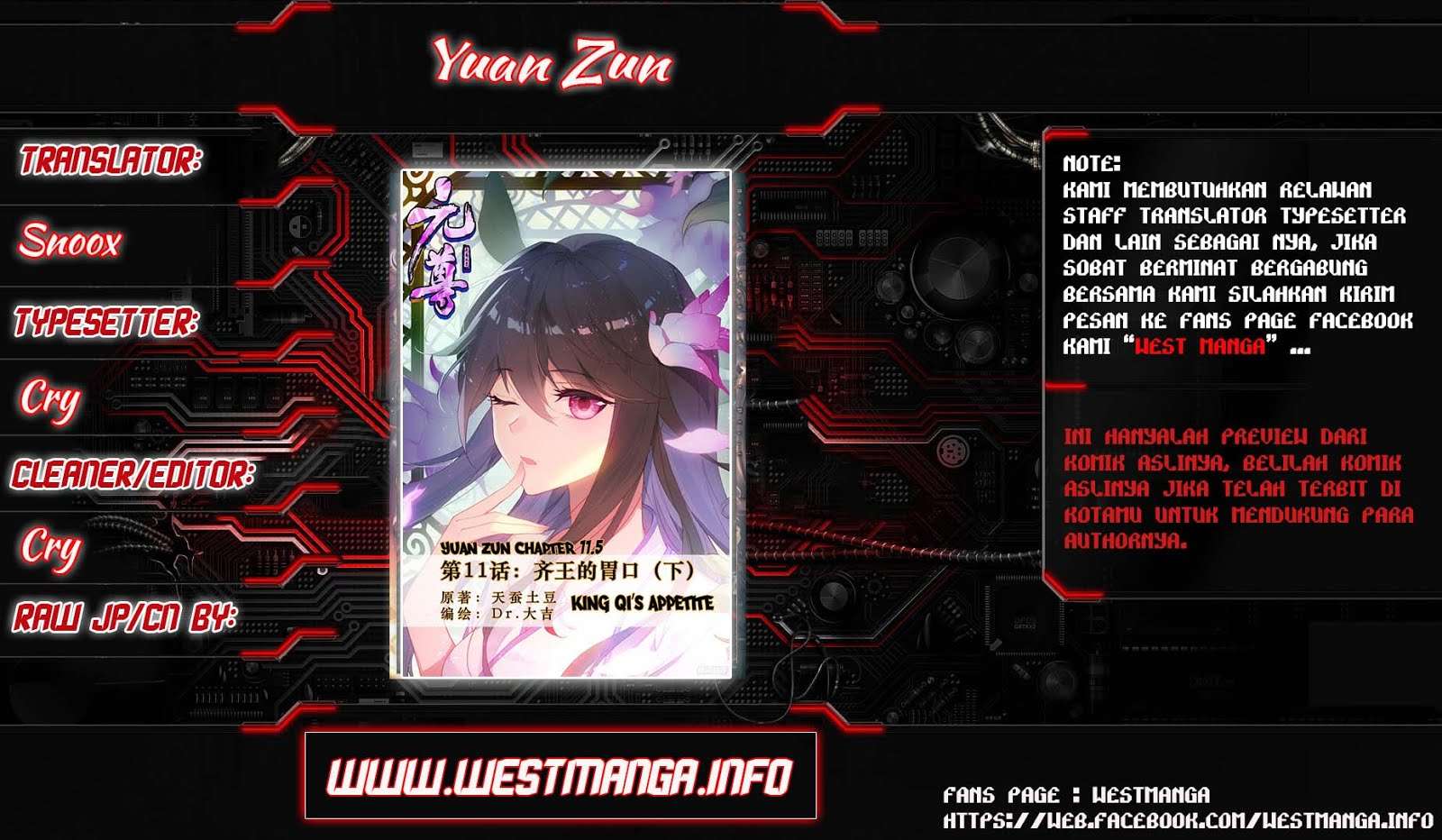 Yuan Zun Chapter 11.5 - halaman 1