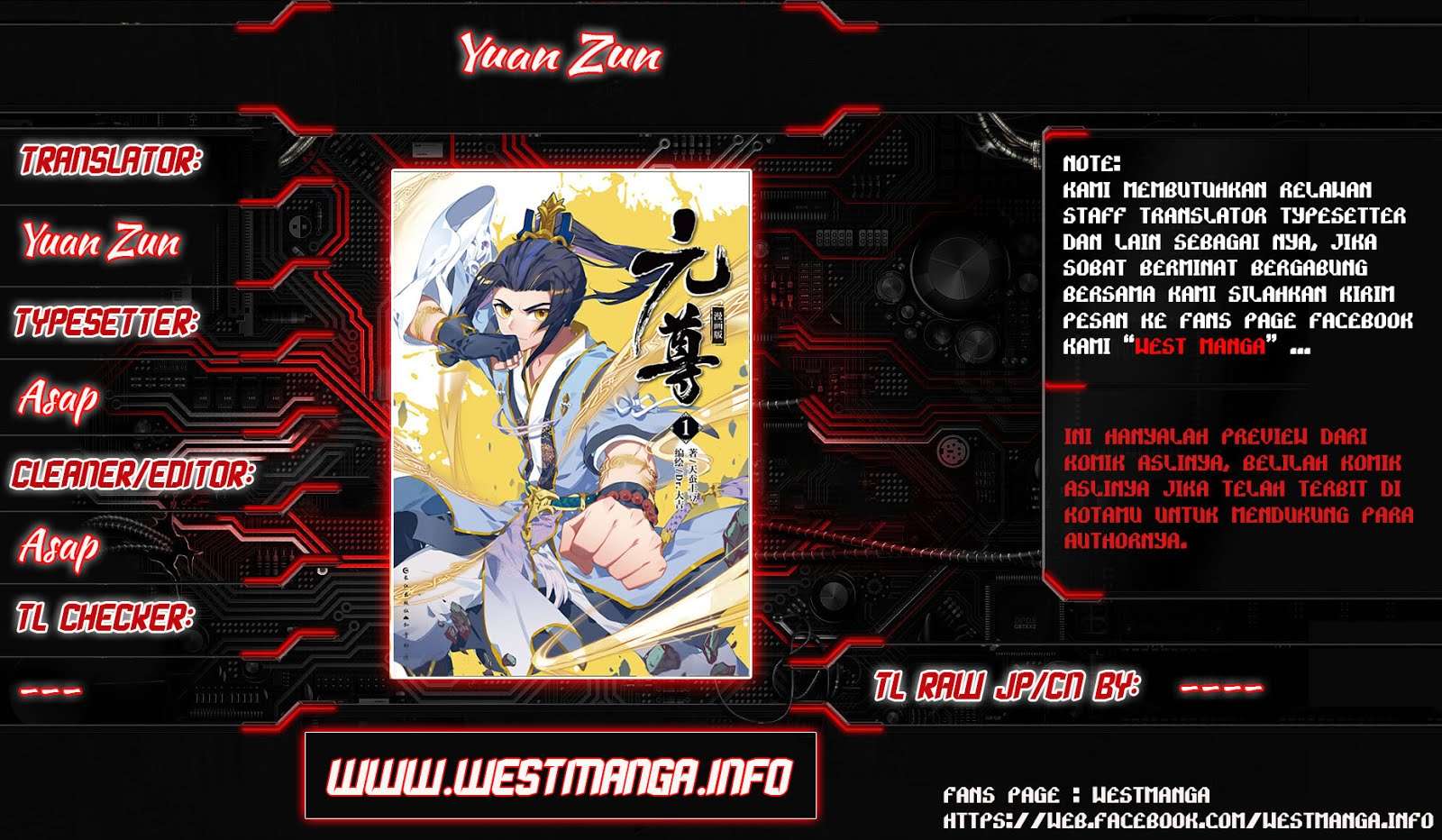 Yuan Zun Chapter 15 - halaman 1