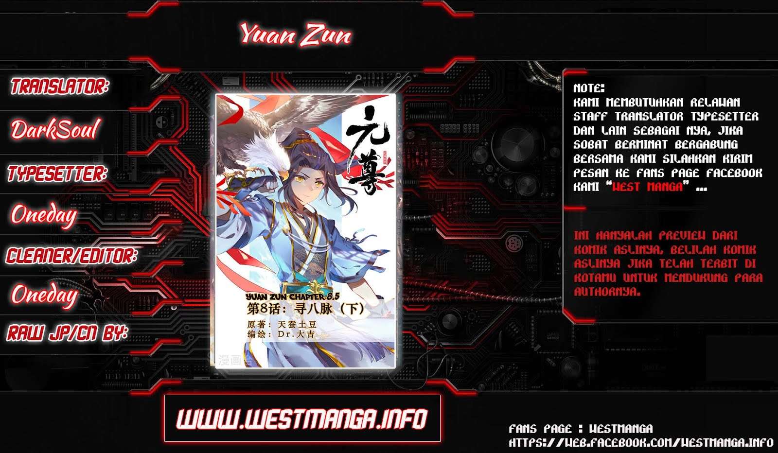 Yuan Zun Chapter 8.5 - halaman 1