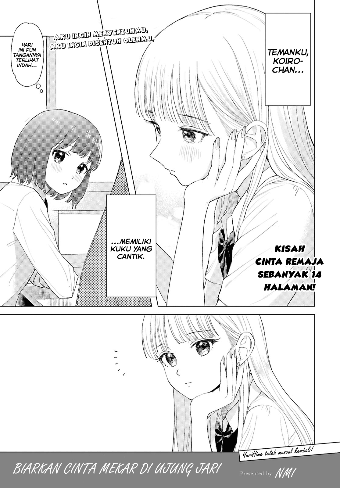 Yubisaki ni Koi wo Sakasete Chapter 0 - halaman 1
