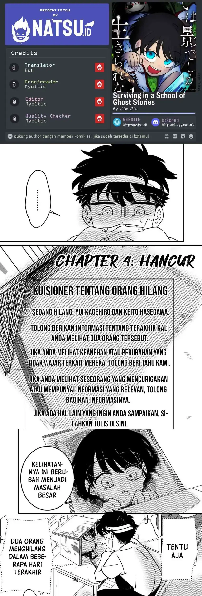 Yui Can Only Live In the Shadows Chapter 4 - halaman 1