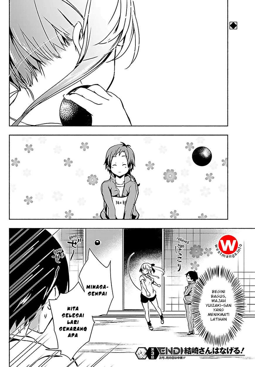 Yuizaki-san wa Nageru! Chapter 3 - halaman 13