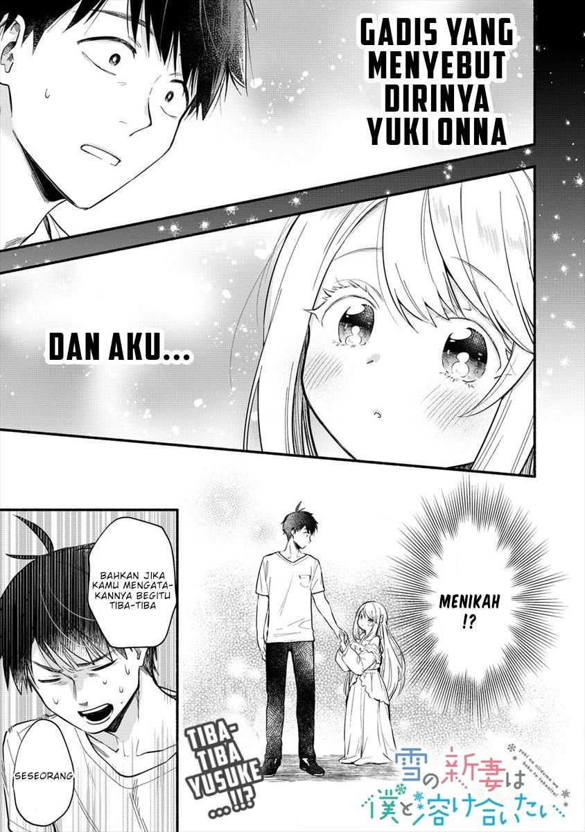 Yuki no Niiduma wa Boku to Tokeaitai Chapter 2.1 - halaman 3