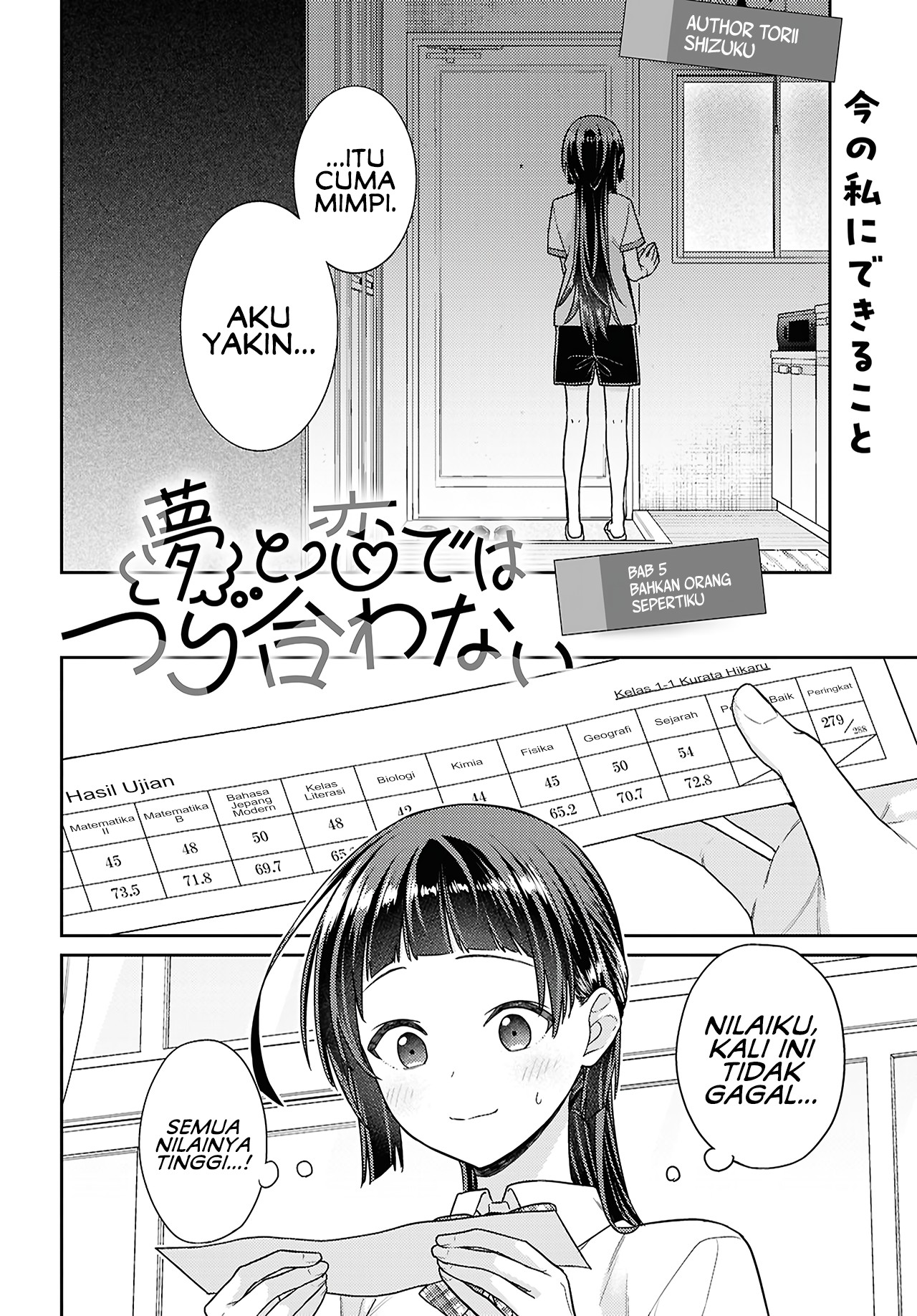 Yume to Koi dewa Tsuriawanai Chapter 5 - halaman 6