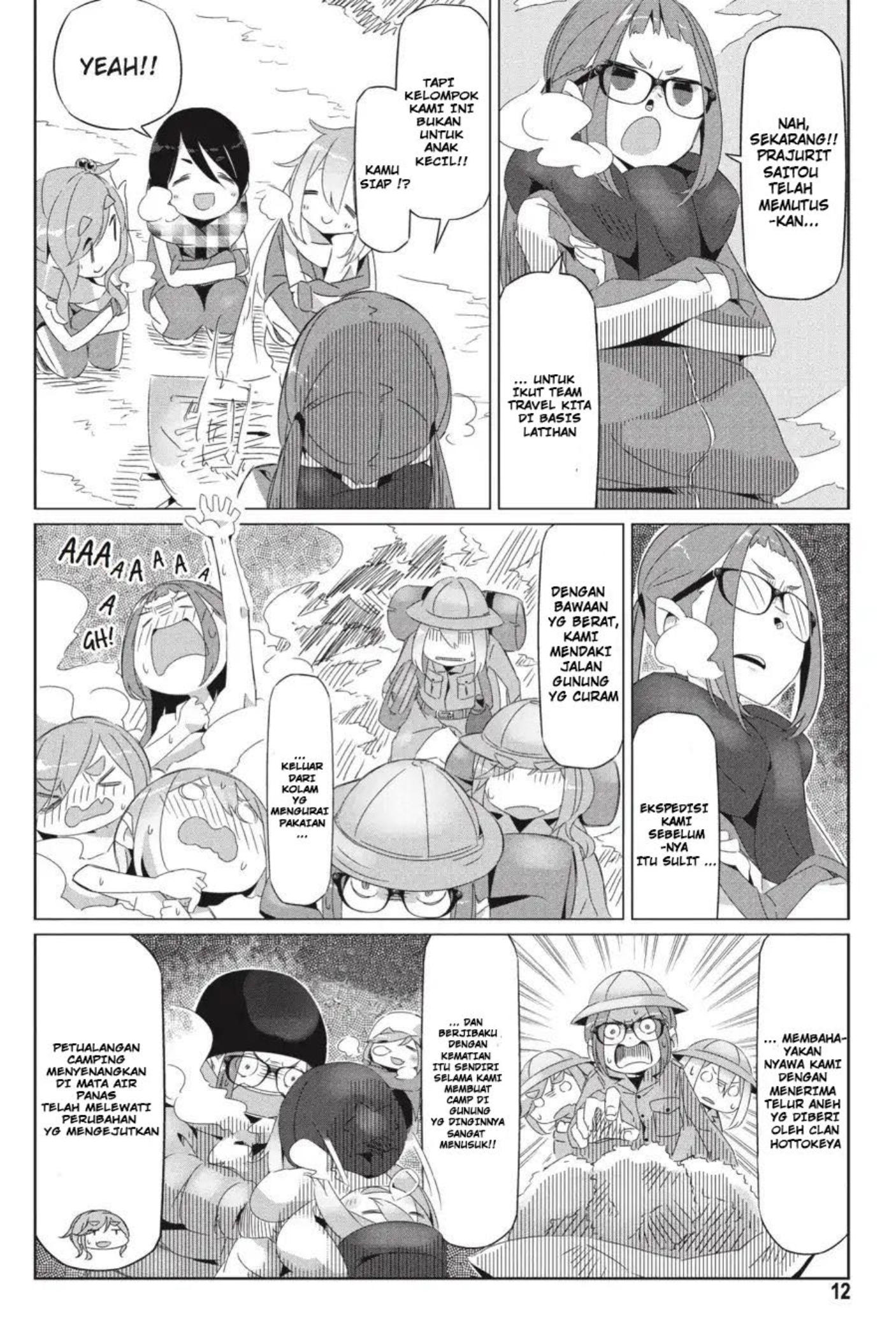 Yuru Camp△ Chapter 19 - halaman 14