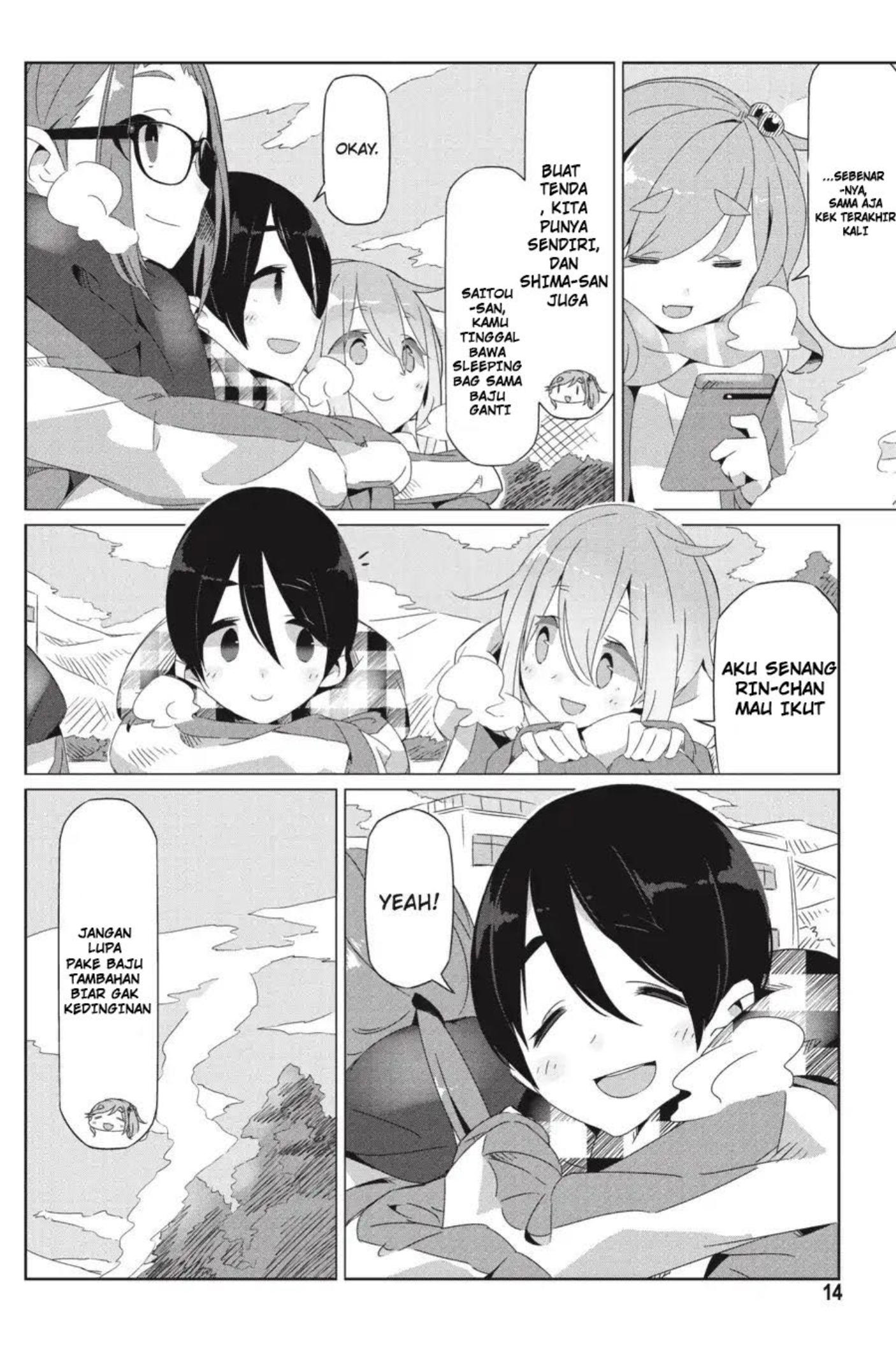 Yuru Camp△ Chapter 19 - halaman 16
