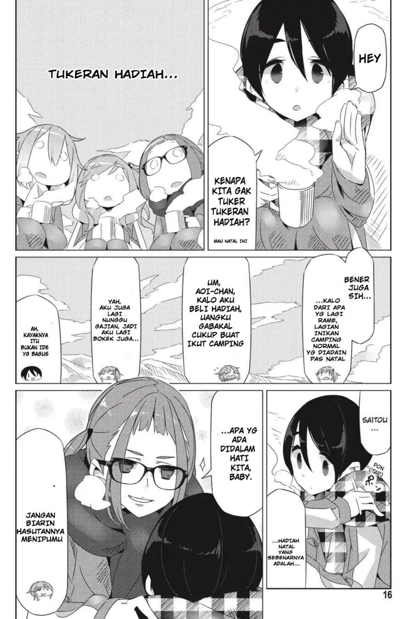 Yuru Camp△ Chapter 19 - halaman 18