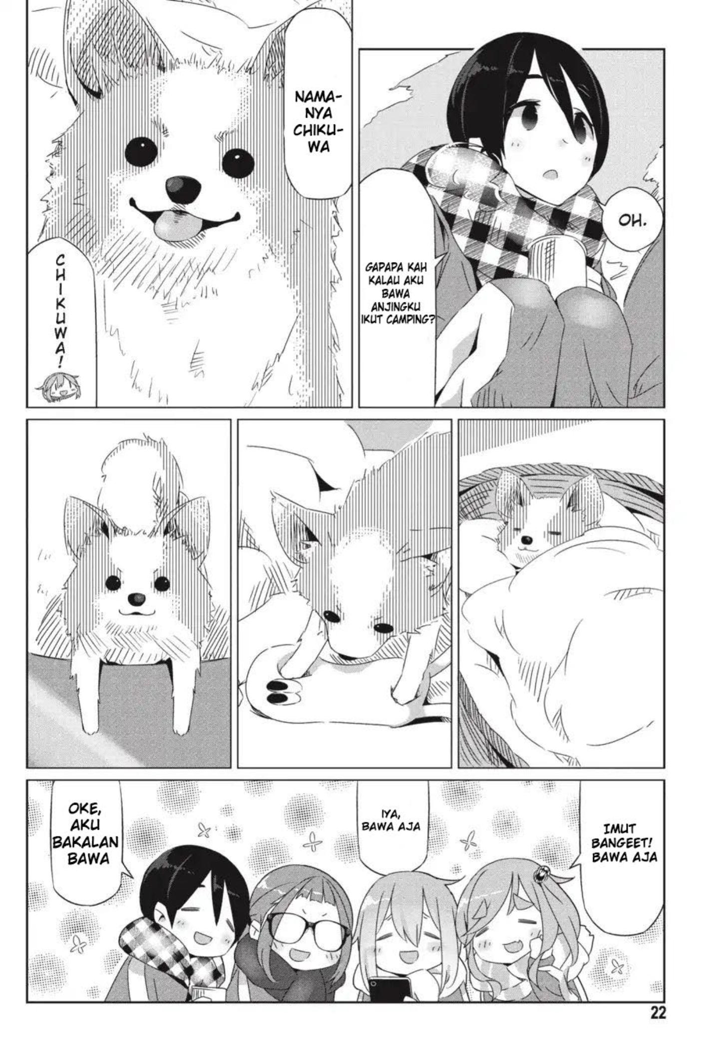 Yuru Camp△ Chapter 19 - halaman 24